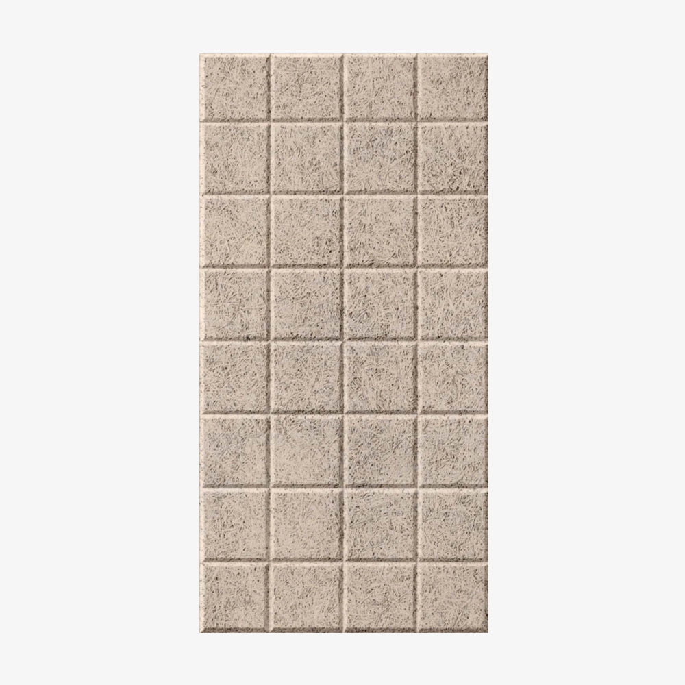 Detaliu design frezat pe panou acustic decorativ CEWOOD