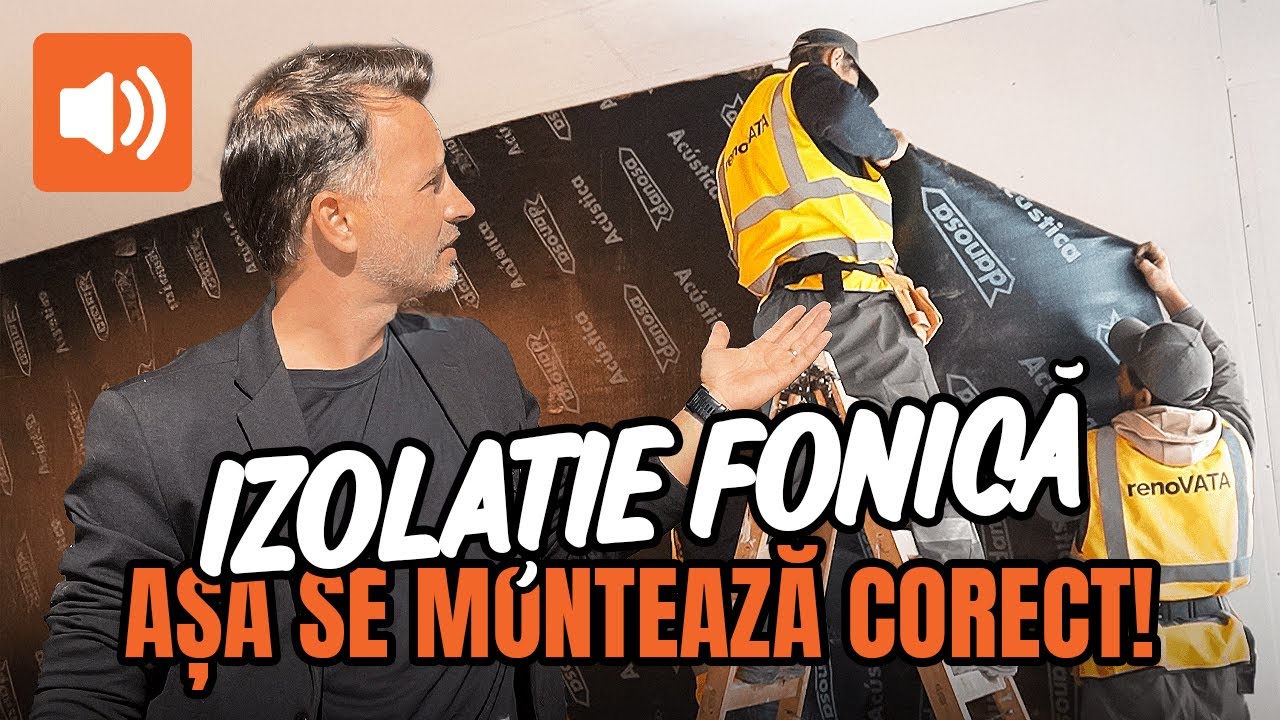 Încarcă video:  Izolatie fonica pentru pereti, tavan din gips-carton!