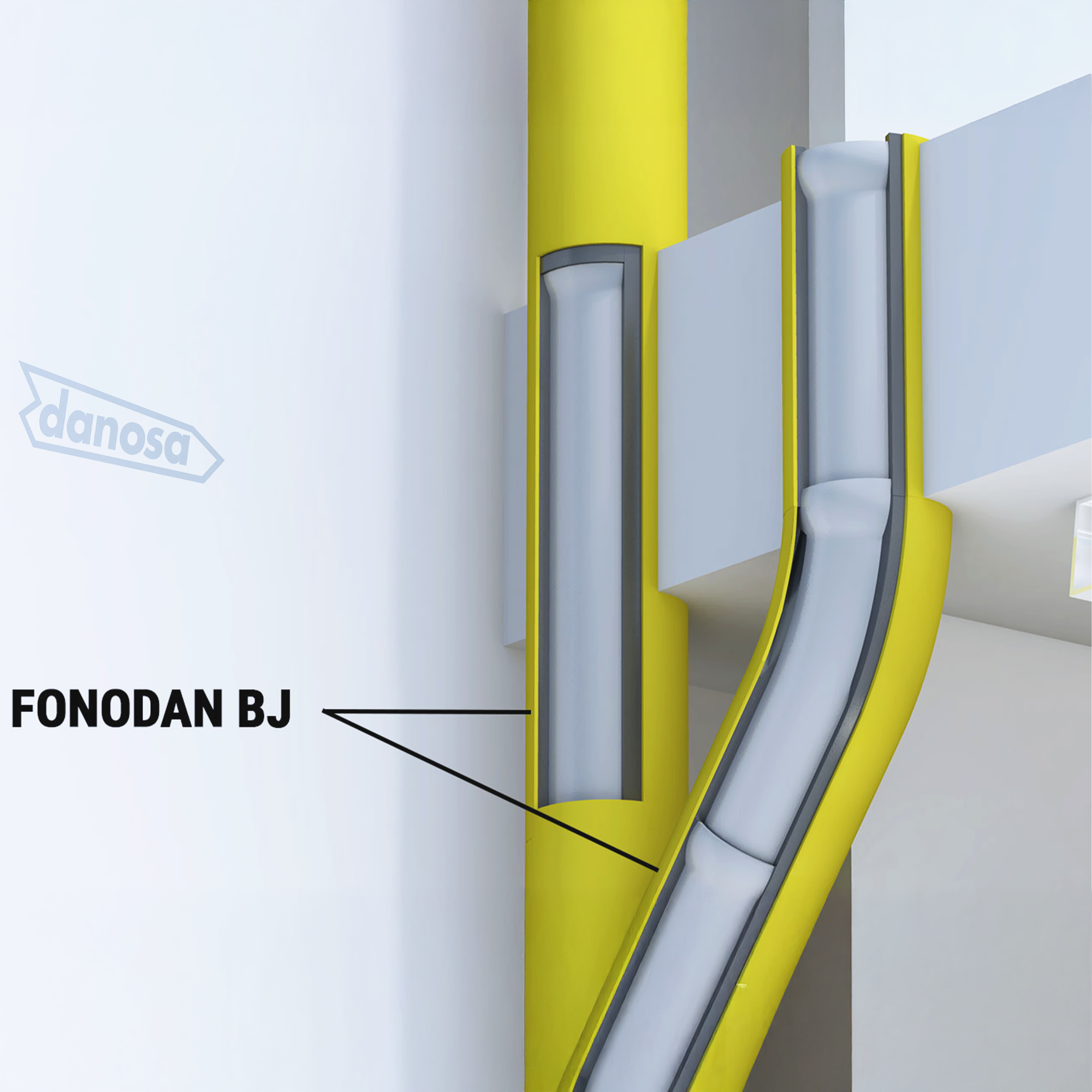 Membrană autoadezivă antirezonantă pentru pardoseli și țevi, FONODAN BJ, 4,7 m²