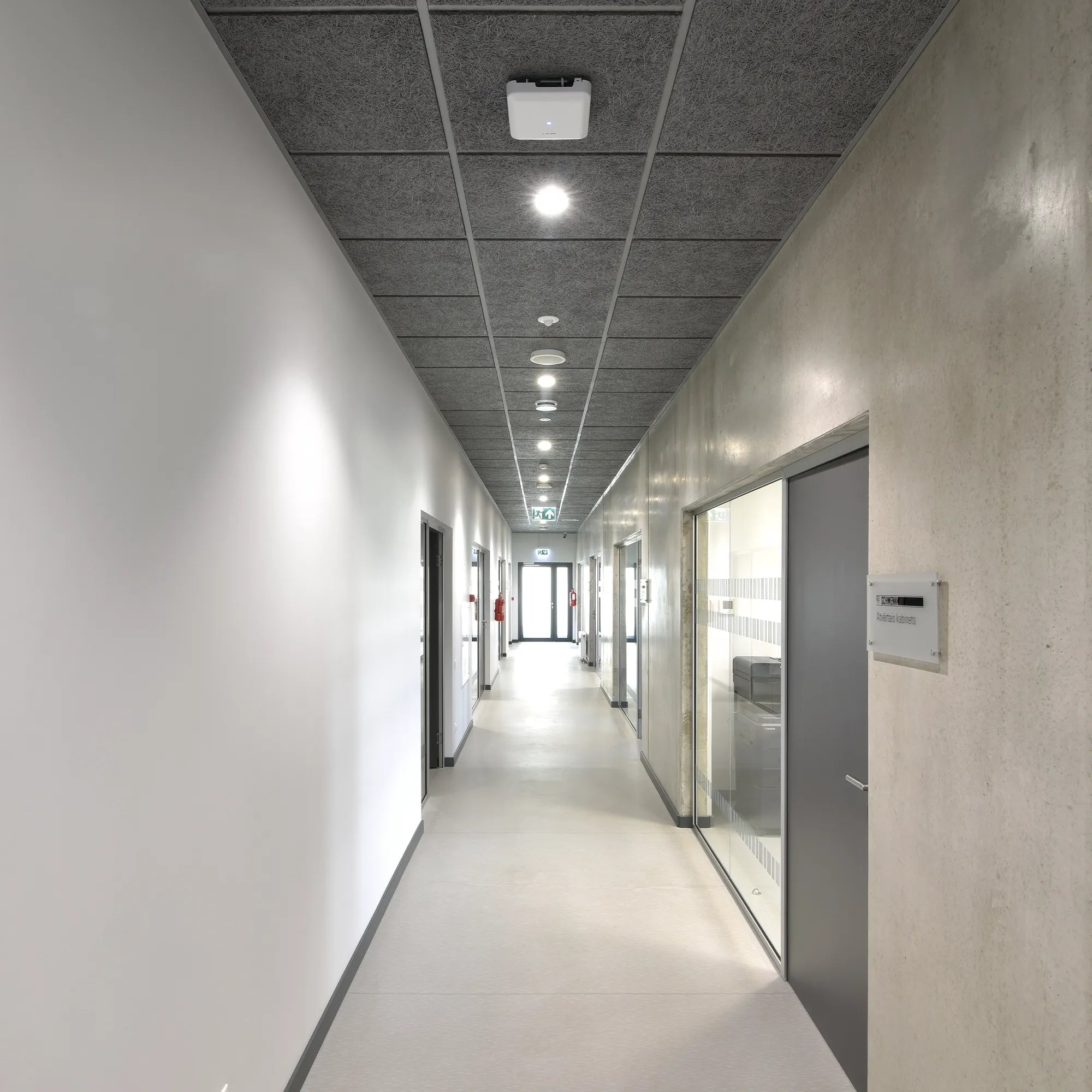 Panouri acustice fonoabsorbante din lână de lemn, CEWOOD B-s1,d0, 1200x600mm