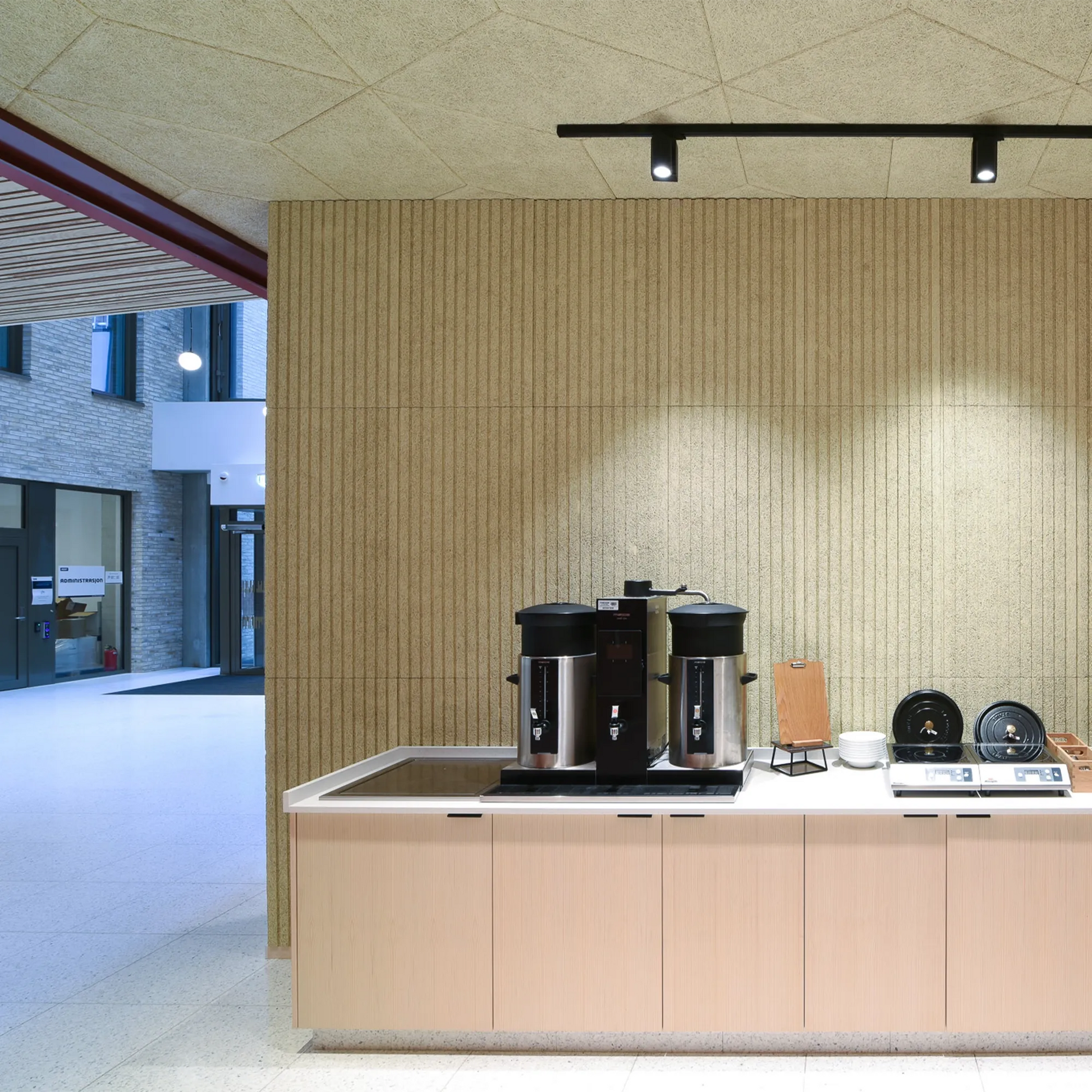 CEWOOD Barcode panou acustic decorativ cu linii frezate pentru design interior